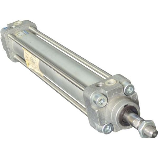 Série DNG, diâmetro 32mm, curso 200mm, amortecimento regulável nas duas extremidades, detecção de posição, ISO 15552, com tirantes, pressão máxima 12bar 