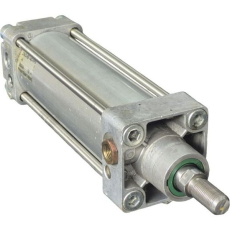 pistão atirantado, pistão tirantado, pistão para aplicações industriais, cilindro pistão, atuador linear pneumático
