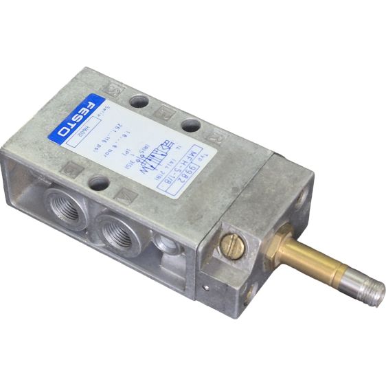 5/2 vias, conexão 1/8, acionamento eletropneumático, fixação furos passantes no corpo, meio ar comprimido, corpo alumínio
  