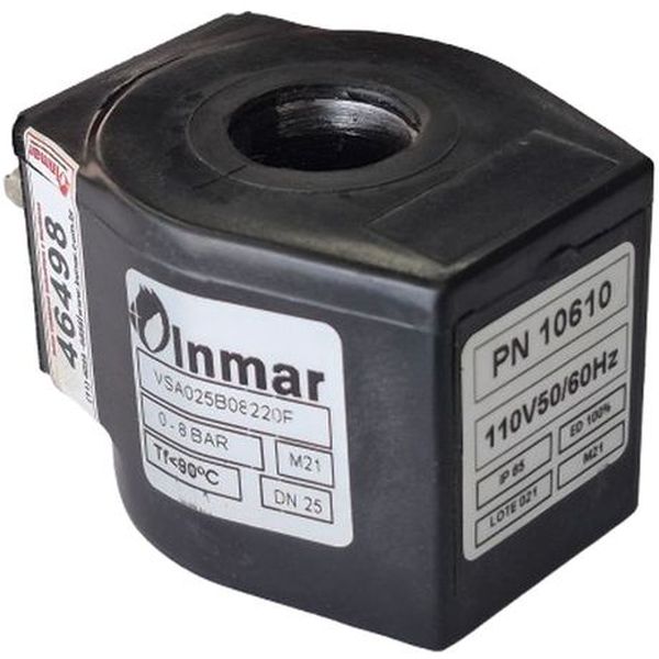 pressão 0...8bar, DN 25, PN10610, tensão 110V, 50/60Hz, IP65, ED 100