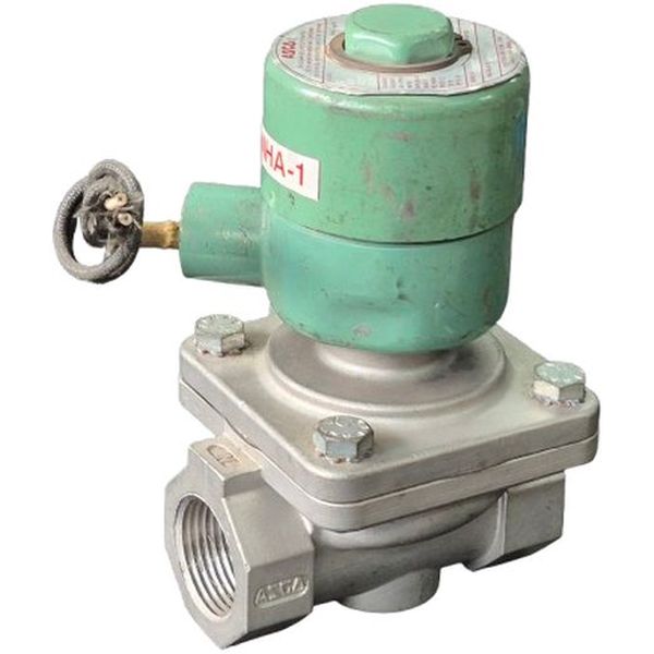 conexão rosca 1 polegada, orifício 25mm, tensão de alimentação 24VDC 30,6 WATTS. Caixa do solenóide à prova de explosão, água e pó. Fluidos: ar, gás, água