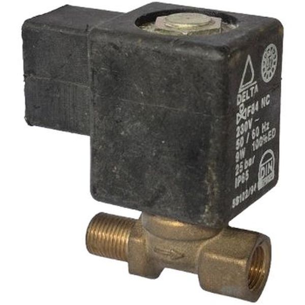 2/2 vias, conexão macho-fêmea, bobina 230V 50/60Hz 9W 100%ED 25bar IP65