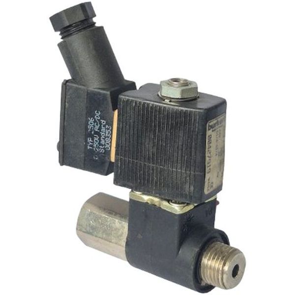 2/2 vias, conexão rosca G1/4, tensão 24VDC, potência 4W, 10bar