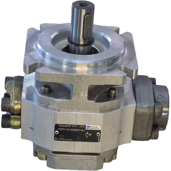 Série PGF, tamanho FS3 20, deslocamento fixo, deslocamento 20.6cm3, sentido da rotação horário (R),eixo cilíndrico, conexão flange SAE, vedações FKM