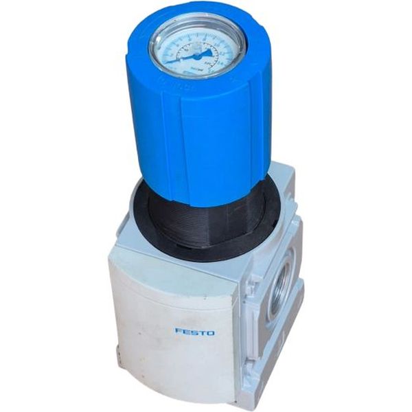 Série MS, tamanho 6, acionamento manopla rotativa, pressão de operação 0.8...20bar, temperatura ambiente -10...60oC, meio ar comprimido / gases inertes, corpo alumínio, vedações NBR