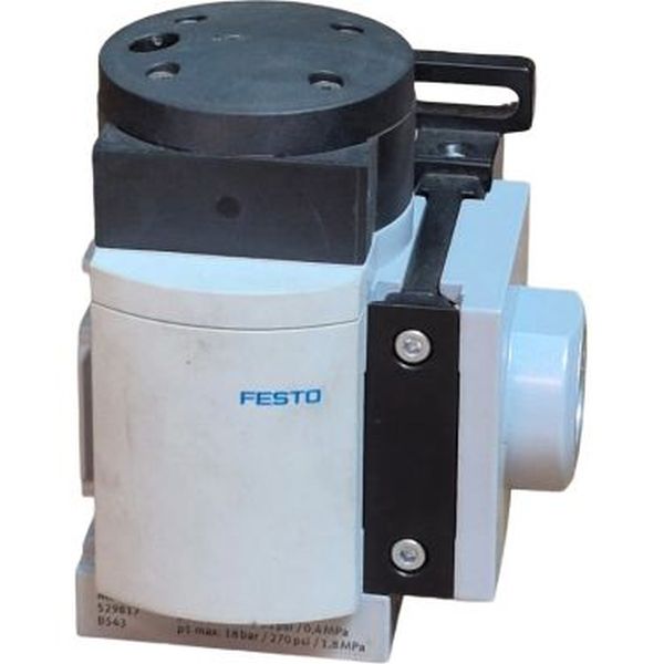 válvula direcional 2/2 vias para a ventilação lenta de sistemas pneumáticos, pressão operacional 4...18bar, vazão 6450l/min, corpo alumínio, vedações NBR