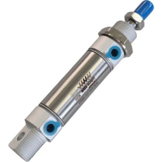 Características- Diâmetro: 25mm- Curso: 200mm- Dupla ação- Pressão de Trabalho: até 10 bar- Temperatura Ambiente: -10ºC a +80ºC- Fluido: ar comprimido filtrado, lubrificado ou nãoConstrução- Haste: SAE 1045- Cabeçotes: Alumínio- Vedações: Buna-N- Camisa: Aço Inoxidável AISI 316- Êmbolo: alumínioOs cilindros mini da série CWMI não são normalizados ISOpistão para ar comprimido, pistão pneumático, atuador pneumático, cilindro para ar comprimido, cilindro pistão, mini cilindro, cilindro mini, cilindro dupla ação