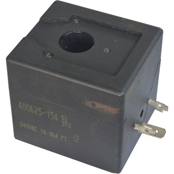 voltagem 24VDC, potência 16,8W, quadrada, encapsulada, ligação elétrica com pinos, FT