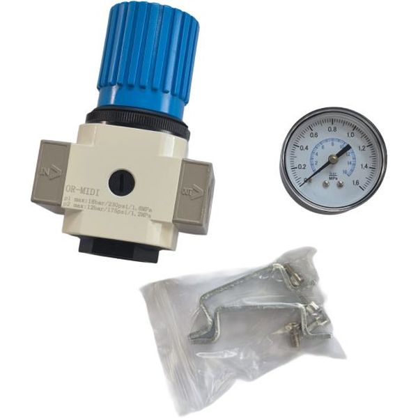 p1 máxima 16bar, p2 máxima 12bar, man&ocirc;metro 16 bar, com suportes