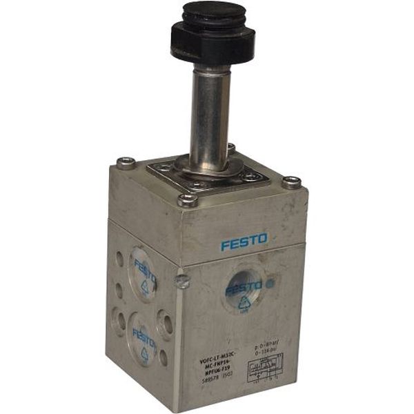 3/2 vias, conexão G1/4, acionamento elétrico,  pressão operacional 1...8bar, meio ar comprimido, corpo alumínio, vedações NBR