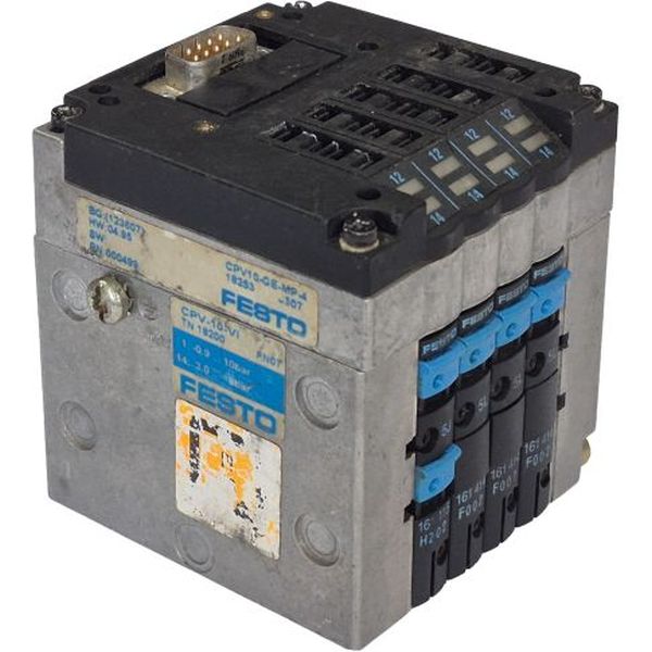 tamanho 10, pressão operacional -0,9...10bar, temperatura ambiente -5...50oC, meio de operação ar comprimido, corpo das válvulas alumínio, vedações HNBR / NBR