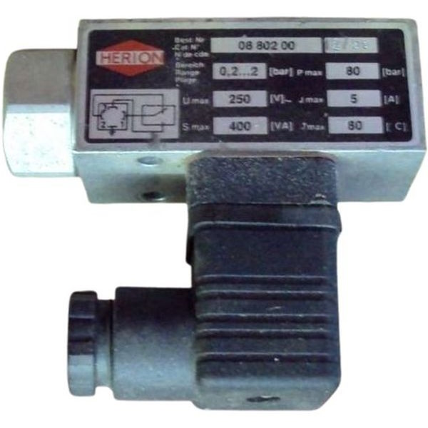 marca: Herion <br />
modelo: 0880200 0,2-2bar pmáx=80bar <br />
estado: usado