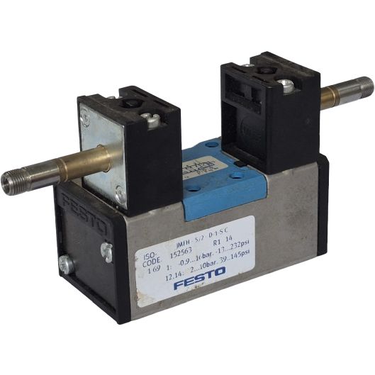 5/2 vias, biestável, fixação sobre placa, norma ISO