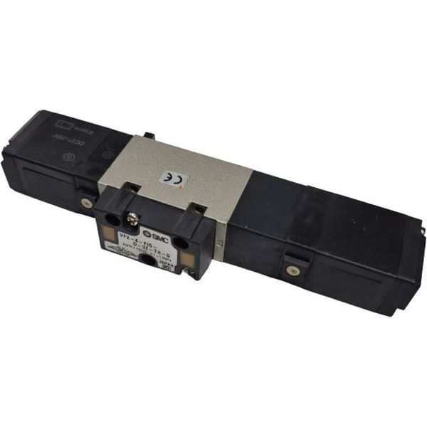 5/3 vias, montagem sobre placa, acionamento solenóide, voltagem 21-26VDC, pressão 0,1~1,0MPa