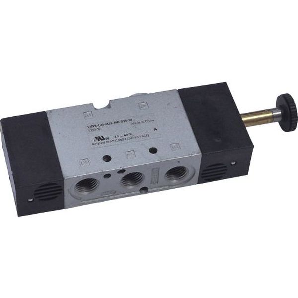 5/2 vias, conexão rosca G1/4, acionamento elétrico,  simples solenóide