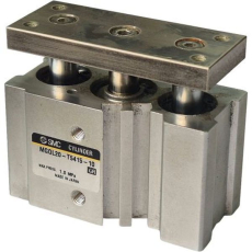 Série MGQ

Grande resistência a cargas radiais

Utilização em transporte, manipulação, robótica etc.

Compacto, economiza espaço

Com êmbolo magnético

Linear de esferas (L)

Diâmetro: 20mm

Curso: 10mm

Dupla ação

Fluido: ar comprimido

Pressão máxima de operação: 1MPa

Temperatura ambiente e do fluido: -10oC a 60oC (sem congelar)

Amortecimento: elástico nos dois lados

atuadores compactos com guias, cilindro compacto guiado, cilindro com guia, pistão pneumático, atuador pneumático

