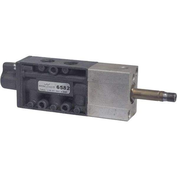 conexão 1/4, atuador solenóide, corpo alumínio, vedações Buna-N