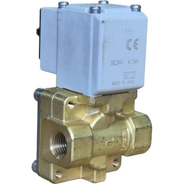 2 vias, orifício 10mm, pressão máxima 0,5MPa, 24VDC 4,5W
