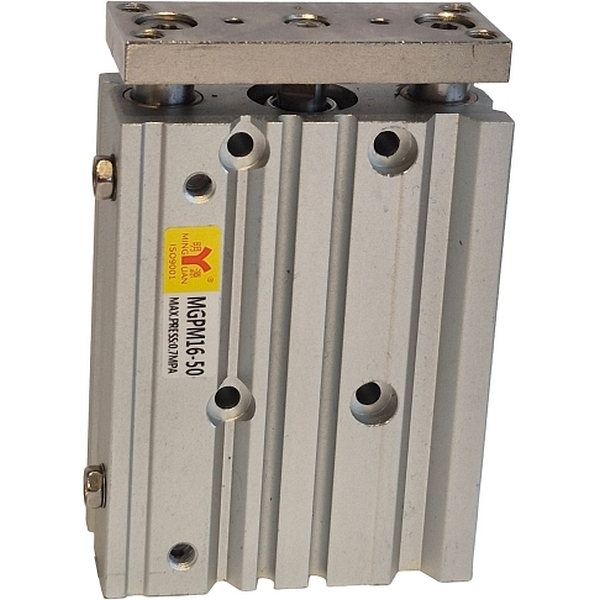 com guia, diâmetro 16mm, curso 50mm, pressão máxima 0,7MPa, ISO9001