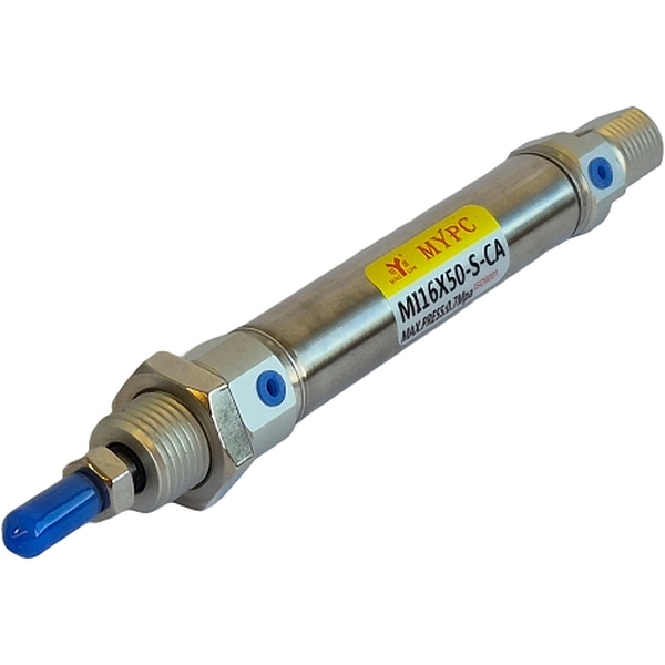 diâmetro 16mm, curso 25mm, dupla ação, pressão máxima 0,7MPa, ISO9001