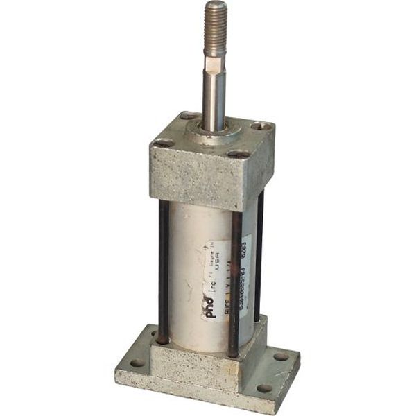 diâmetro 1, curso 1.1/4, com tirantes, com flange traseira