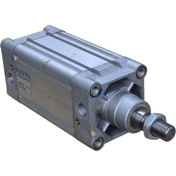 diâmetro 80mm, curso 80mm, dupla ação, amortecimento pneumático regulável de fim de curso, detecção de posição, ISO 15552, ranhura para sensor