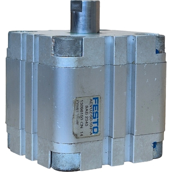 cilindro compacto, diâmetro 16mm, curso 50mm, amortecimento elástico nas posições finais, detecção de posição