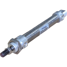 Características

- Diâmetro: 20mm

- Curso: 100mm

- Dupla ação

- Pressão de Trabalho: até 10 bar

- Temperatura Ambiente: -10ºC a +80ºC

- Fluido: ar comprimido filtrado, lubrificado ou não

Construção

- Haste: SAE 1045 (7)

- Cabeçotes: Alumínio

- Vedações: Buna-N

- Camisa: Aço Inoxidável AISI 316 (8)

- Êmbolo: alumínio

Os cilindros mini da série CWMI não são normalizados ISO

pistão pneumático, pistão para ar comprimido, cilindro para automação industrial, cilindro para ar comprimido, mini cilindro, cilindro mini
