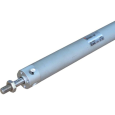 Série CG1Funcionamento alta velocidade, equipado com amortecedor pneumático, leve, suportes de montagem precisosDupla ação / haste simplesCom êmbolo magnético (D)Montagem básica (B)Amortecimento: borracha (N)Diâmetro: 25mmCurso: 150mmFluido: ar comprimidoPressão máxima de operação: 1.0MPaTemperatura ambiente e de fluido: -10 a 70oC (êmbolo magnético: -10 a 60oC) 