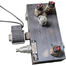 Bloco hidráulico GL22363, bobina 12VDC - JL usado