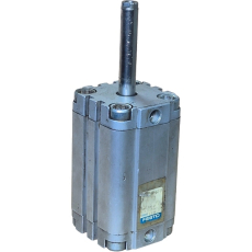 - Diâmetro: 40mm

- Curso: 60mm

- Funcionamento: dupla ação

- Amortecimento elástico nas posições finais

- Detecção de posição

- Pressão de trabalho máxima: 10 bar

- Temperatura do meio ambiente: -20oC~80oC

- Posição de montagem: qualquer

- Camisa: liga de alumínio

- Vedações: PU
