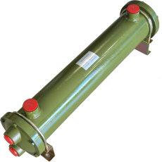Desenhotrocador de calor cilíndrico, resfriador cilíndrico, resfriador hidráulico, permutador de calor, resfriamento industrial, refrigerador industrial