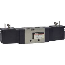 válvula com 2 bobinas, válvula para ar comprimido, válvula com 5 vias, válvula para aplicações pneumáticas, válvula industrial
