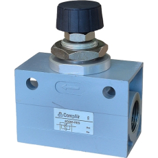 regulador de fluxo de linha, válvula controle de fluxo, válvula controle de vazão, válvula reguladora de fluxo, regulador pneumático, linha de ar comprimido, sistema pneumático
