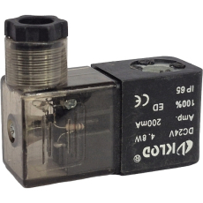 Bobina pneumática 24VDC com plugue - VIKOD Bobina pneumática 24VDC com plugue - VIKOD