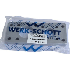Flange para cilindro pneumático F050-0500 - WERK SCHOTT