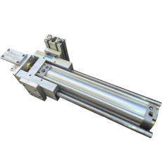 Guia FENG-63-350 com cilindro pneumático- FESTO seminovo Guia FENG-63-350 com cilindro pneumático- FESTO seminovo