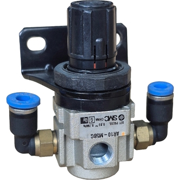suporte para fixação, conexões pneumáticas, tamanho do corpo 20, conexão rosca 1/8, vazão 500Nl/min, conexão do man&ocirc;metro 1/8, sistema modular, travamento mecânico
