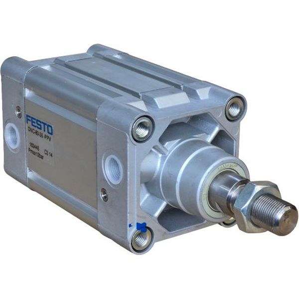 diâmetro 80mm, curso 35mm, dupla ação, amortecimento pneumático regulável de fim de curso, ISO 15552