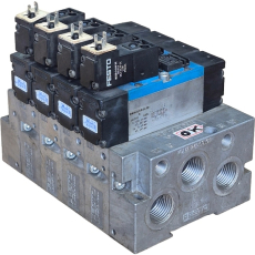 Vias/Posições: 5/2

Acionamento: elétrico

Meio: ar comprimido filtrado a 40µm, lubrificado ou não

Temperatura ambiente: -10~50oC

Pressão máxima: 10 bar

Corpo: alumínio

Vedações: borracha nitrílica
