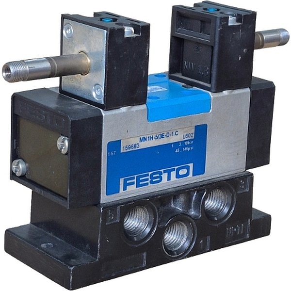 5/3 vias, com sub-base, ISO 5599-1, duplo solenóide, pressão 10bar