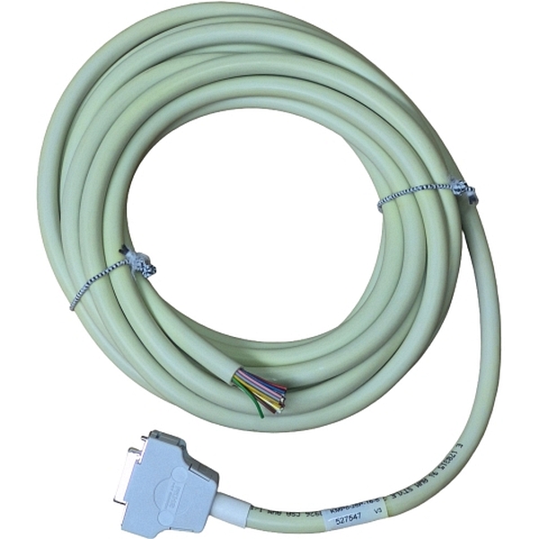comprimento do cabo 5m, tensão nominal 24V, IP40, material PBT, pinos bronze