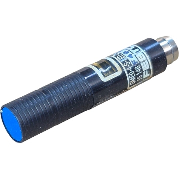 conector M8 macho 3 pinos, LED integrado