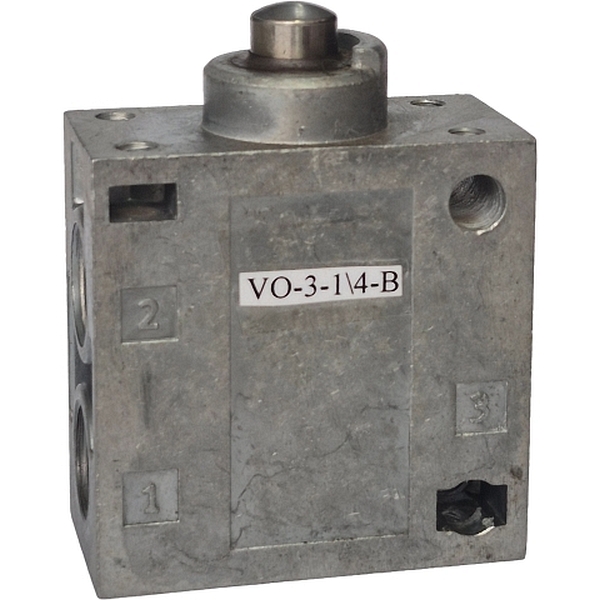 3/2 vias, conexão G1/4, acionamento mecânico / retorno mola, pressão de trabalho 10bar