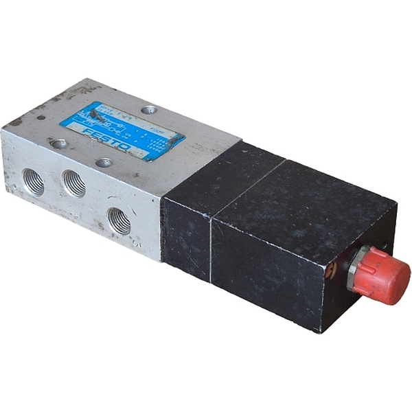 5/3 vias, conexão rosca G1/8, diâmetro 4mm, acionamento elétrico, retorno mola