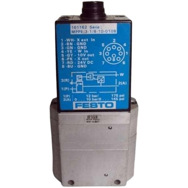 marca: FESTO <br/>
modelo: MPPE31810010B 161162 <br/>
estado: seminova
