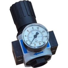 Man&ocirc;metro 16 barLRDMIDIregulador de pressão, regulador pneumático, válvula reguladora de pressão, regulador para ar comprimido, válvula reguladora pneumática, conservação do ar, purificação do ar, tratamento do ar, linha ar comprimido, regulador com man&ocirc;metro