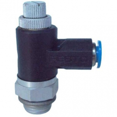 Regulador de fluxo 1/4X6 - FESTO Regulador de fluxo 1/4X6 - FESTO