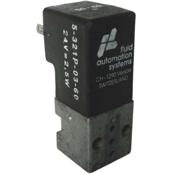 marca: Fluid Automation Systems <br />
modelo: 5321P0360 24V 2,5W <br />
estado: usada