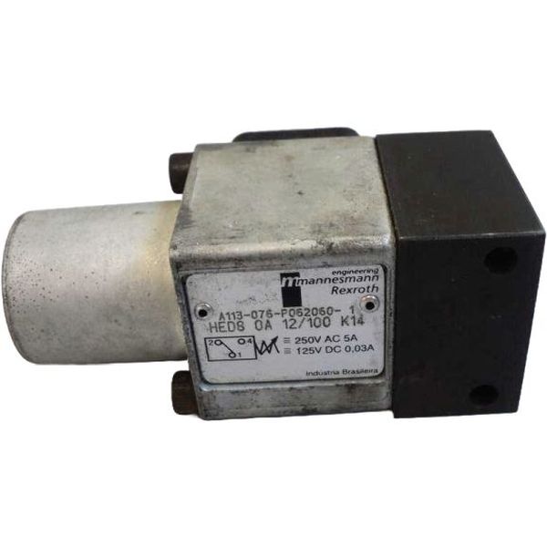 REXROTH <br/>
HED80A12100K14 A113076P0620601 <br/>
Usado